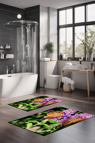 Set covorase de baie, Cartwright, CT-5111, Poliester, Multicolor