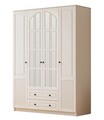 Dulap pentru haine, Rabi, Rb-112, 140x184x52 cm, Alb mat