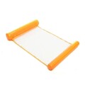 Hamac de apa plutitor individual pentru piscina de inot Pulok, InnovaGoods, 134 x 81 cm, portocaliu