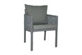 Set gradina/terasa 5 piese, My Interior, Otto, rattan/aluminiu, gri deschis