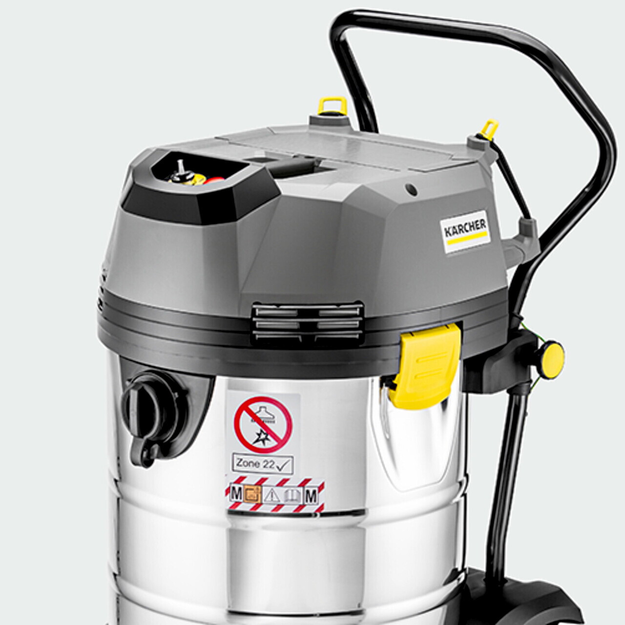 Aspirator umed-uscat profesional NT 75/1 Me Ec M Z22, Karcher, gri — imaginea 7