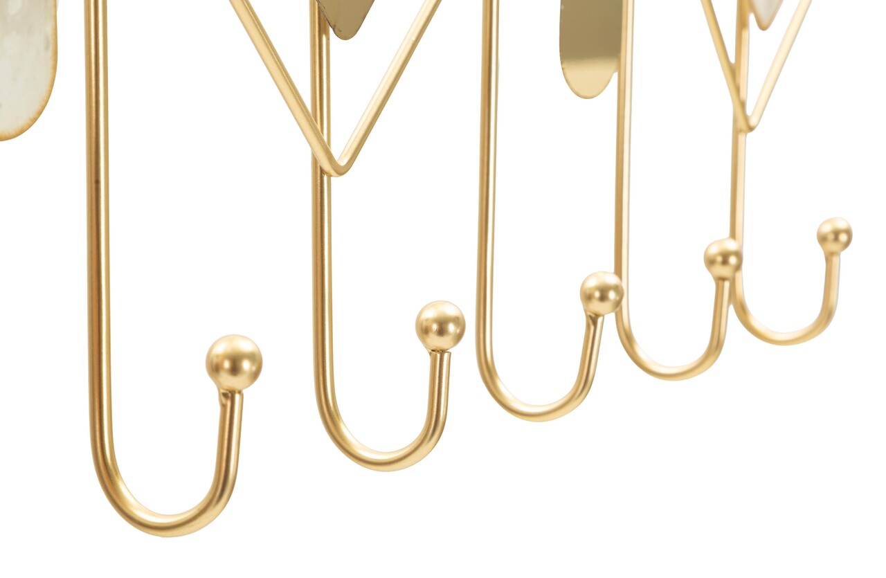 Cuier de perete, Mauro Ferretti, Monday -B, 66.6x4.5x27.5 cm, metal, multicolor - imagine 2