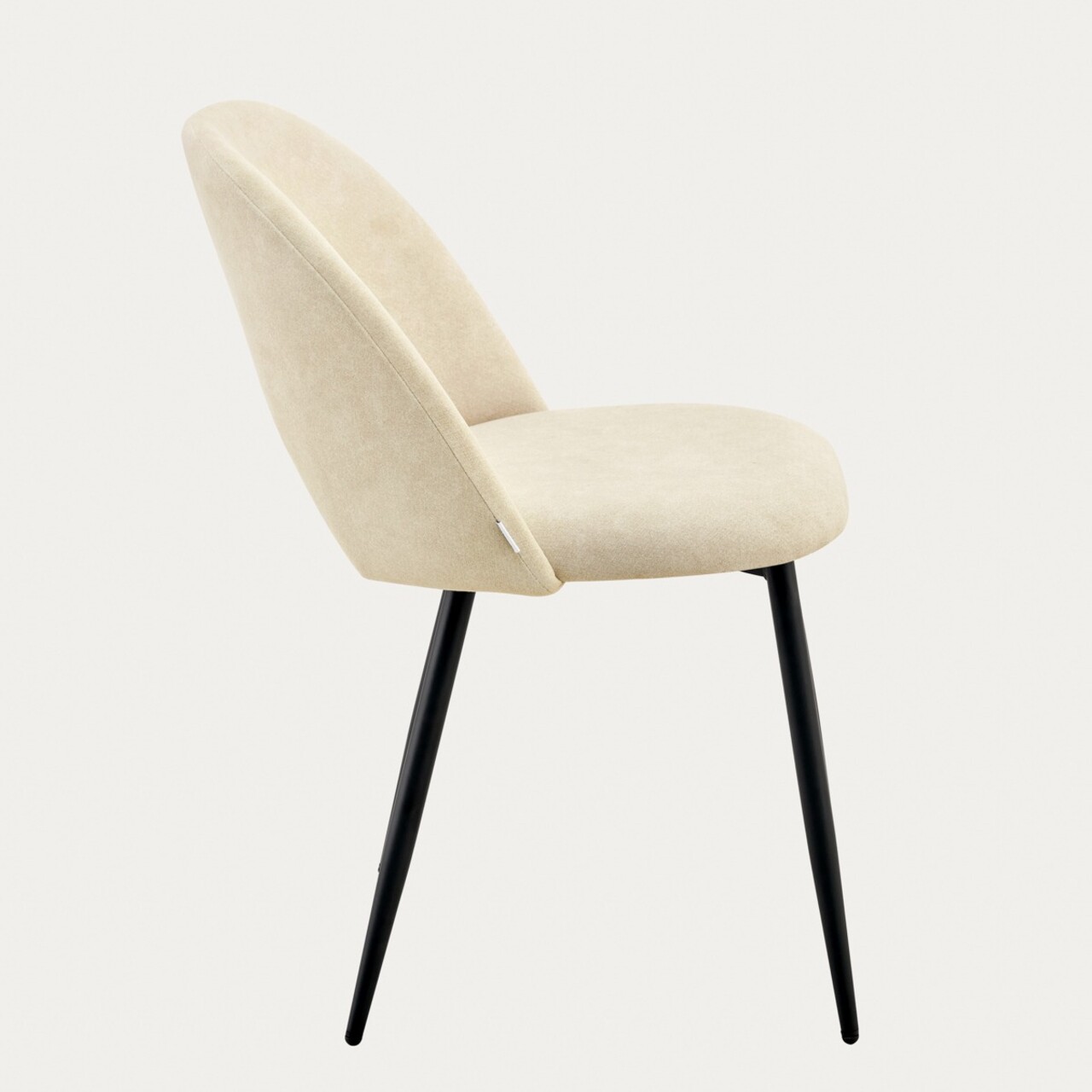 Scaun Trivio, Homla, 57x49x78 cm, metal/poliester, bej - view 3