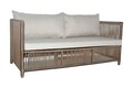 Set gradina/terasa 4 piese, My Interior, Mana, rattan/aluminiu, maro