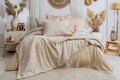 Lenjerie de pat dubla, L'essentiel Maison, Aline, Bej