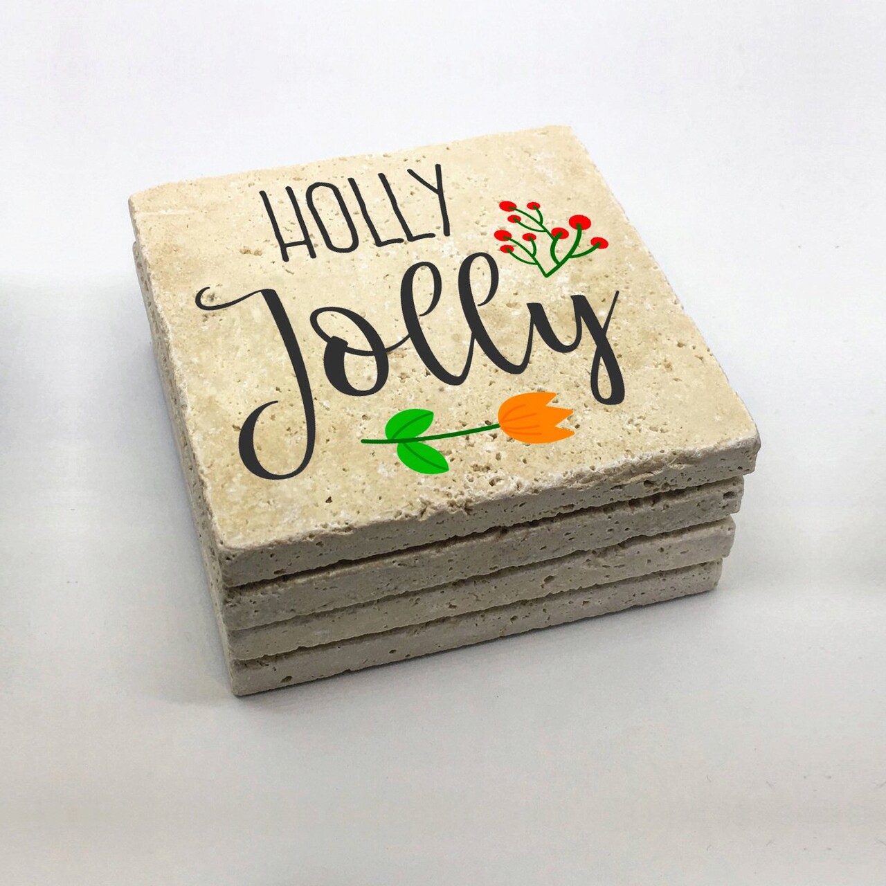 Set suporturi de pahare, Hermia, 366TYR1205, 10 x 10 x 1 cm, 4 piese, Multicolor - view 3