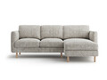 Coltar dreapta 3 locuri, Eden, Micadoni, 223x150x90 cm, tesatura structurata, bej melange