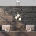 Lustra, Fulgor, 942FLG1664, Metal, Alb