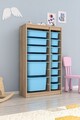 Dulap multifunctional, Estella, Montana Xs 2D4N8U, Sonomo / Albastru