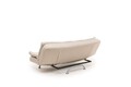 Canapea extensibila cu 3 locuri, Futon, 859FTN2898, Metal , Bej