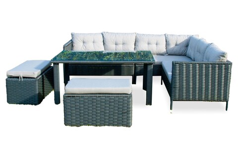 Set mobilier de gradina, Jumilla, Paris, Gri Jumilla