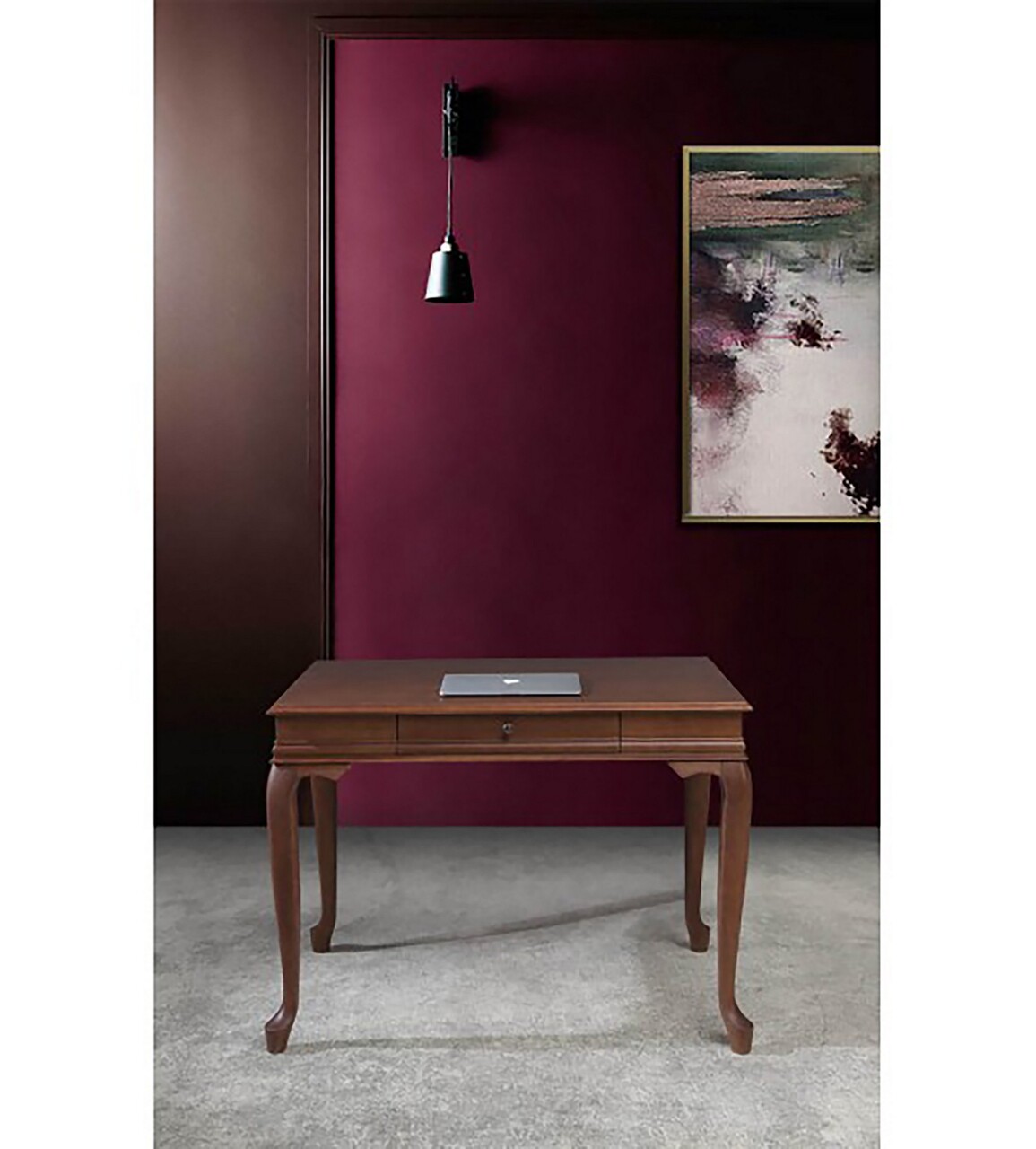 Birou, Fairfax, Albero36, 70x110x75 cm, Lemn masiv, Maro