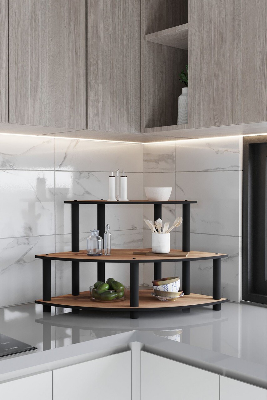 Raft de bucatarie, Poter, Countertop, 70x38x42 cm, Maro - 1 | YEO