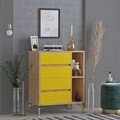 Dulap, Mod Design, YUMİ, 70x86x40 cm, Stejar / Galben