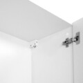 Mobilier living, 4 piese, Shine, 230 x 40 x 190 cm, PAL/MDF, alb lucios