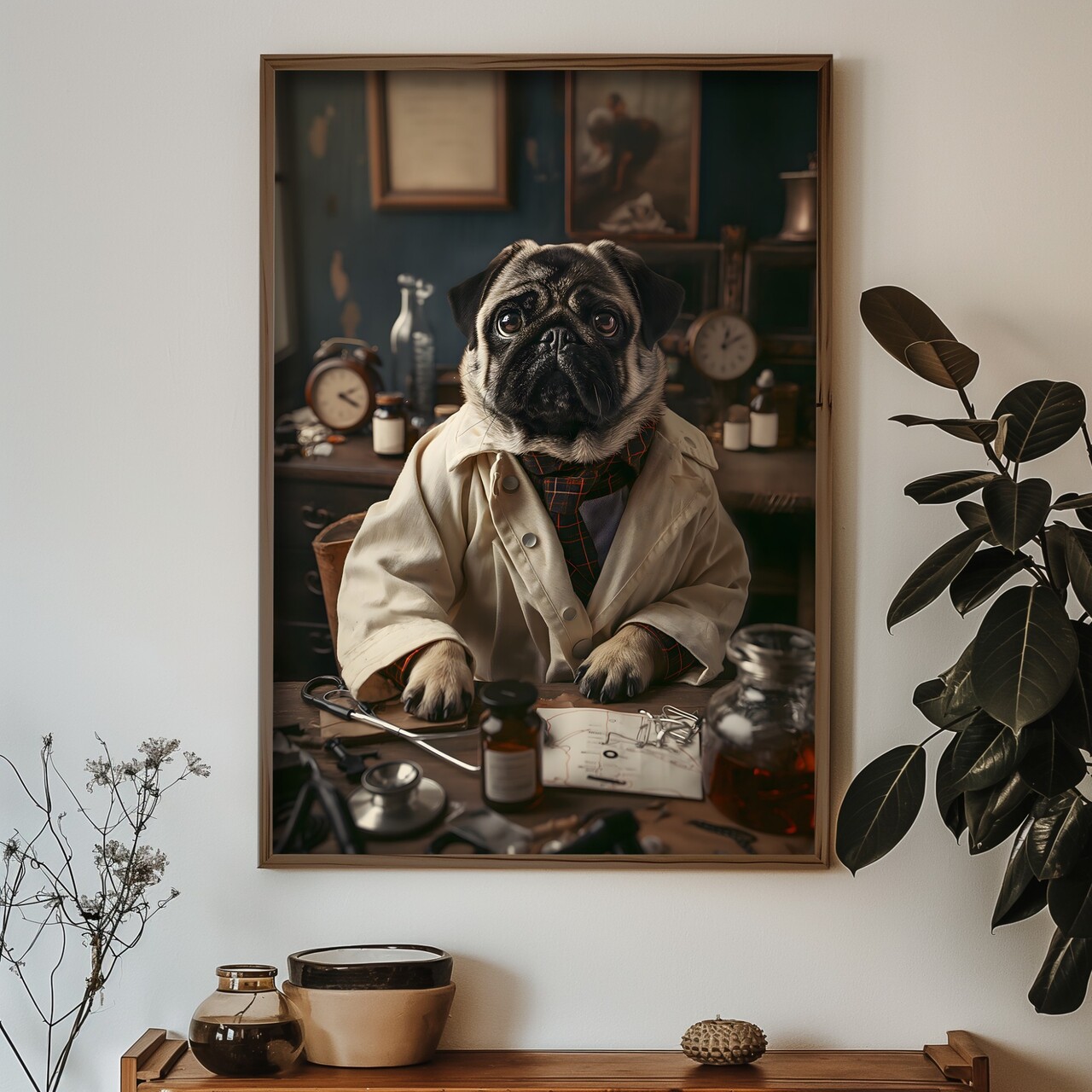 Tablou decorativ GE135-L Lemn Multicolor