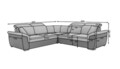 Coltar extensibil 5 locuri ELTAP, Fed-29, Federico, 266x266x102 cm, lemn/poliester, roz inchis