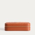 Cutie pentru bijuterii Rinas, Homla, 20.5x10.5x6 cm, plastic/metal, maro