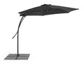 Umbrela pentru gradina / terasa, Sorrento, Bizzotto, Ø 300 cm, stalp Ø 48 mm, otel/poliester, gri inchis