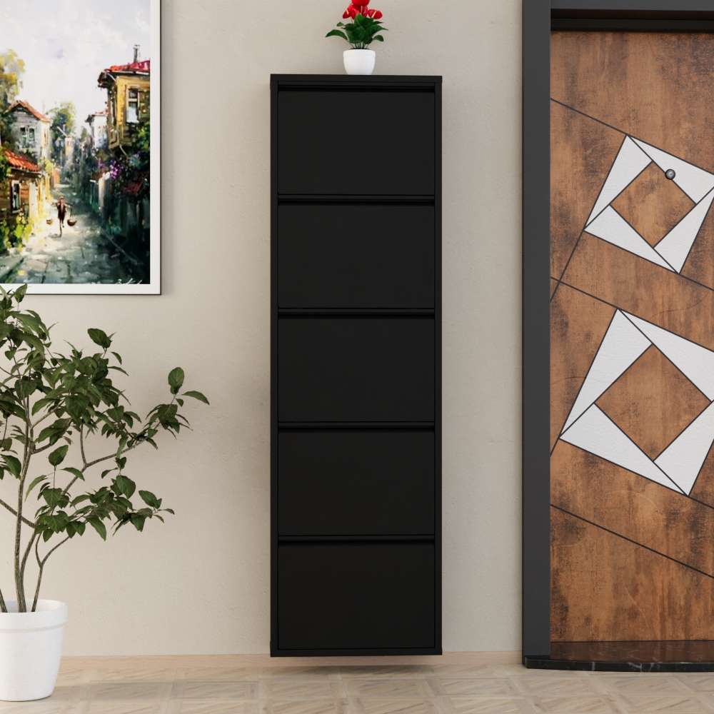 Pantofar, Hanah Home, 5 Piece Metal, 50x169x15 cm, Metal, Negru