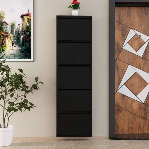 Pantofar, Hanah Home, 5 Piece Metal, 50x169x15 cm, Metal, Negru