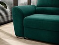 Coltar extensibil dreapta 3 locuri ELTAP, RT-35NU, Siber, 270x186x93 cm, lemn/poliester, verde inchis