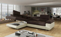 Coltar extensibil stanga 4 locuri, ELTAP, Anton, 272x203x85 cm, lemn/poliester, maro/bej