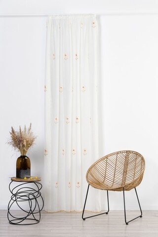 Perdea Mendola Interior, Noah, 140×245 cm, poliester, auriu Mendola Interior