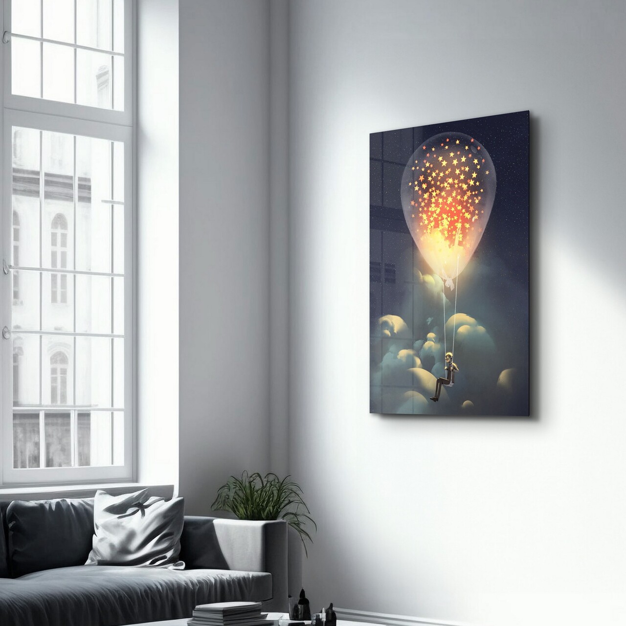Tablou decorativ, CAM-4035, Dimensiuni: 46 x 72 cm, Multicolor - view 5