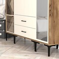 Dulap pentru haine, Hommy Craft, Kumsal PTR, 160x47.5x201.4 cm, PAL, Maro/Crem