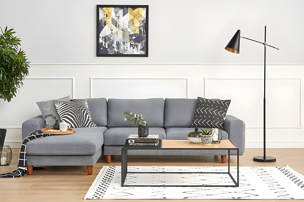 Masuta de cafea, Howard, Riley, 120x40x40 cm, MDF , Maro - 1 | YEO
