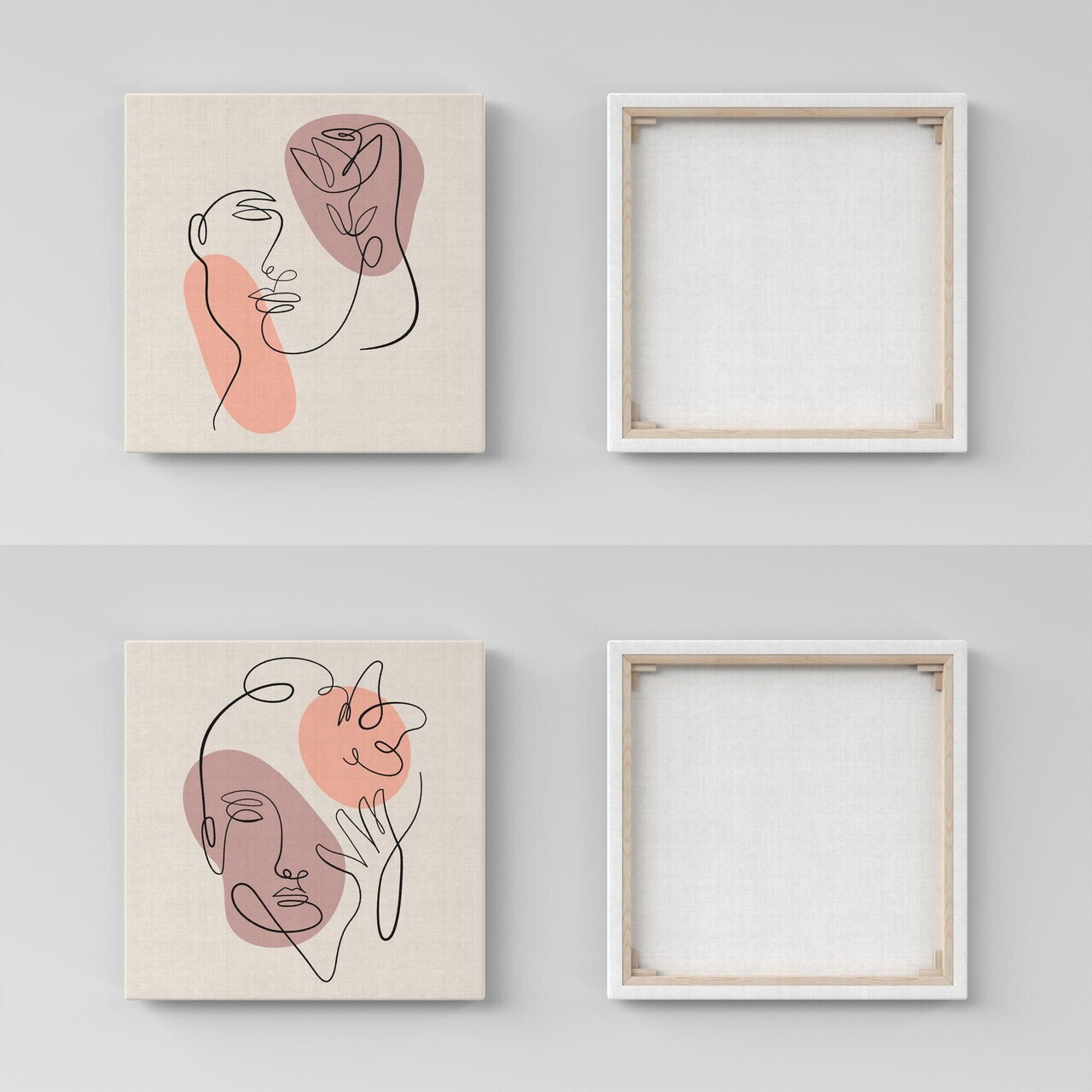 Tablou decorativ, ASR_CNVS25, Canvas, Lemn, Multicolor — imaginea 2