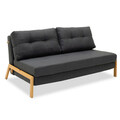 Set mobilier living 3 piese Lounge, Pakoworld, canapea extensibila  2 locuri / masuta / comoda TV, castillo/toro