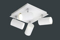 Plafoniera Marley, TRIO, 24x24x15 cm, 35W, 4x GU10, metal, alb