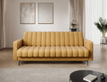 Canapea extensibila 3 locuri ELTAP, Roneyy, 212x89x86 cm, lemn/poliester, mustar