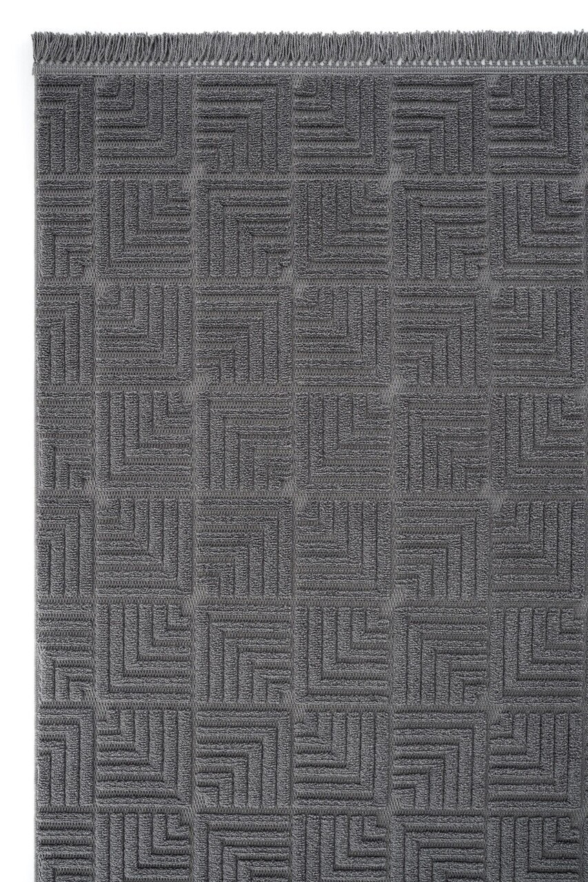 Covor, Stone 1062, 160x230 cm, Fibre naturale, Antracit — imaginea 6