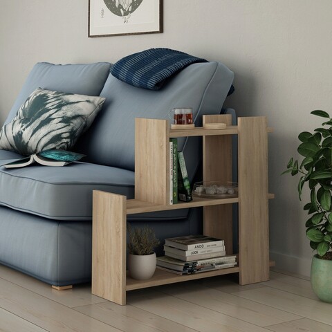 Masuta, decortie, mua, 77x68x26 cm, stejar