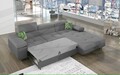 Coltar extensibil dreapta 4 locuri ELTAP, Armd-11, Armando, 289x203x85 cm, lemn/poliester, gri deschis/gri inchis