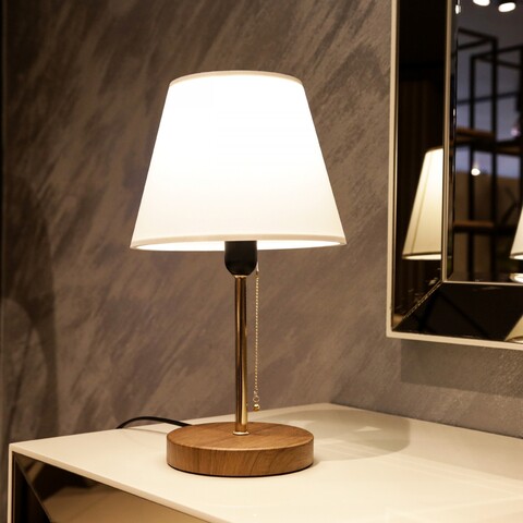 Lampa de masa, ayd-2797, insignio, 22 x 14 x 40 cm, 1 x e27, 60w, crem