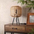 Lampa de masa Ramon, Versa, 25 x 48 cm, bambus