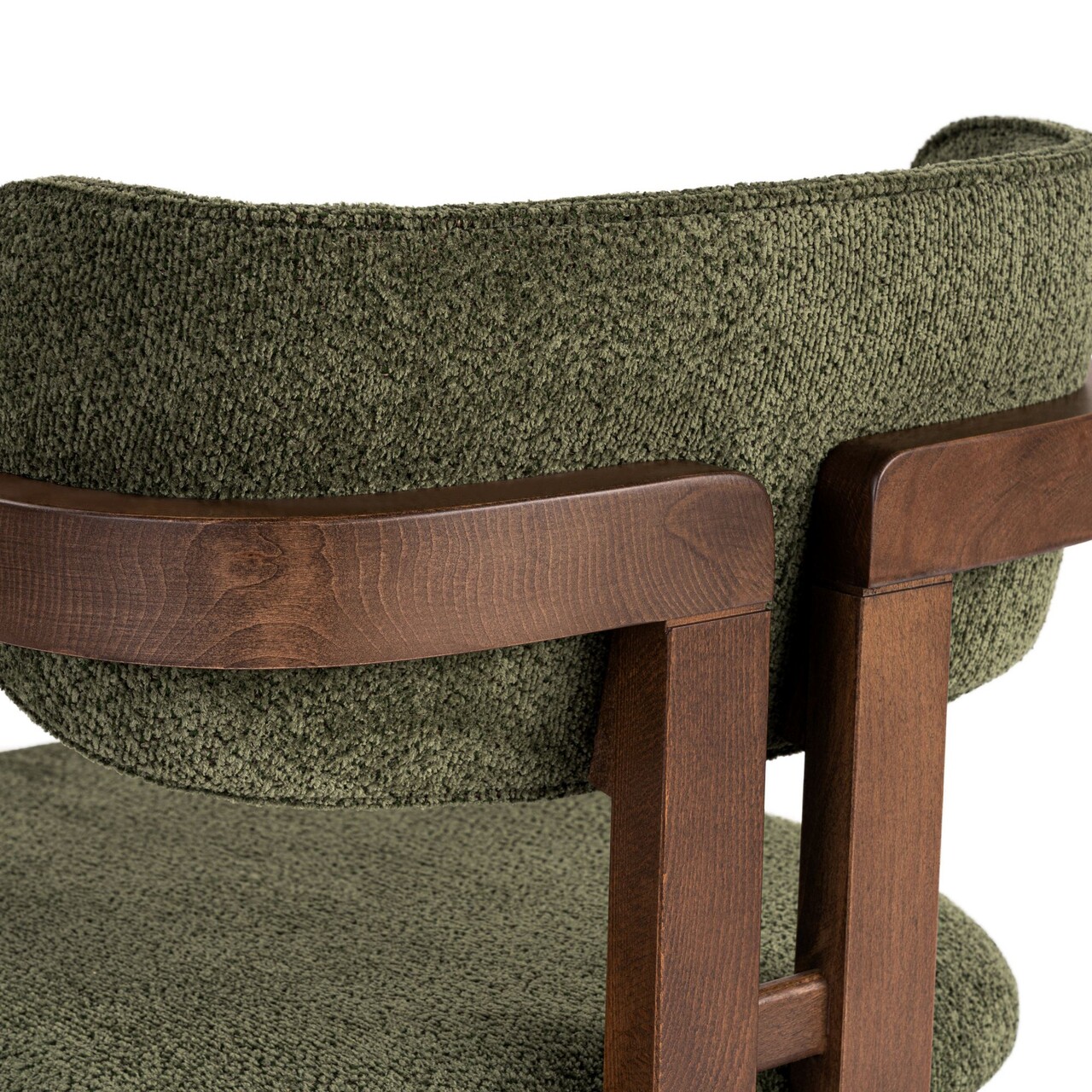 Scaun, Hanah Home, Toscana, 54x76x54 cm, Verde / Nuc închis - view 5