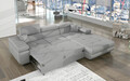 Coltar extensibil dreapta 4 locuri ELTAP, Armd-44, Armando, 289x203x85 cm, lemn/poliester, gri deschis