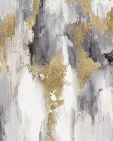 Tablou, Grey/Gold, Mauro Ferretti, 80x100 cm, canvas/lemn de pin