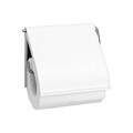 Suport hartie igienica, Brabantia, ReNew, 13.2x1.7x12.3 cm, aluminiu, alb