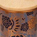 Recipient cu capac, Classic Copper, Creaciones Meng, 11x14 cm, metal/bambus