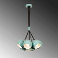 Lustra, Alby, 527ABY1733, Metal, Turcoaz/Alb
