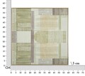 Tablou decorativ Lines With Frame -H, Mauro Ferretti, 60x60 cm, canvas/lemn de pin/plastic, multicolor