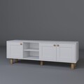 Comoda TV, Miwood, Bohemian 1600-70, Alb
