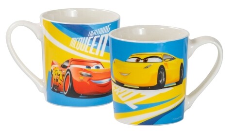 Cana cars, disney, 280 ml, portelan, multicolor