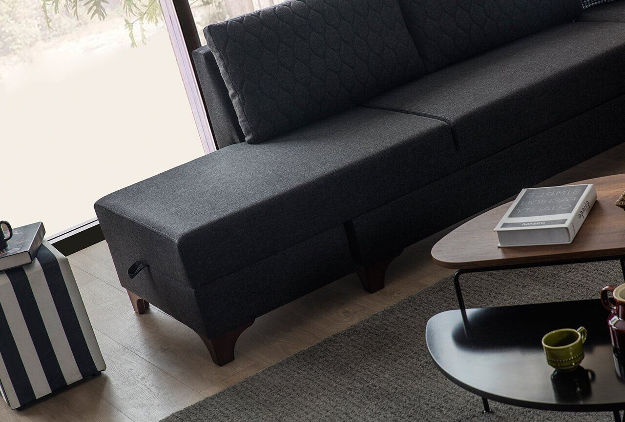 Coltar, Atelier del Sofa, 752EST1401, Lemn de carpen/PAL melaminat, Antracit - view 3